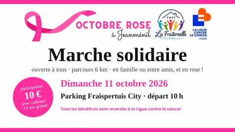 Marche solidaire Octobre Rose